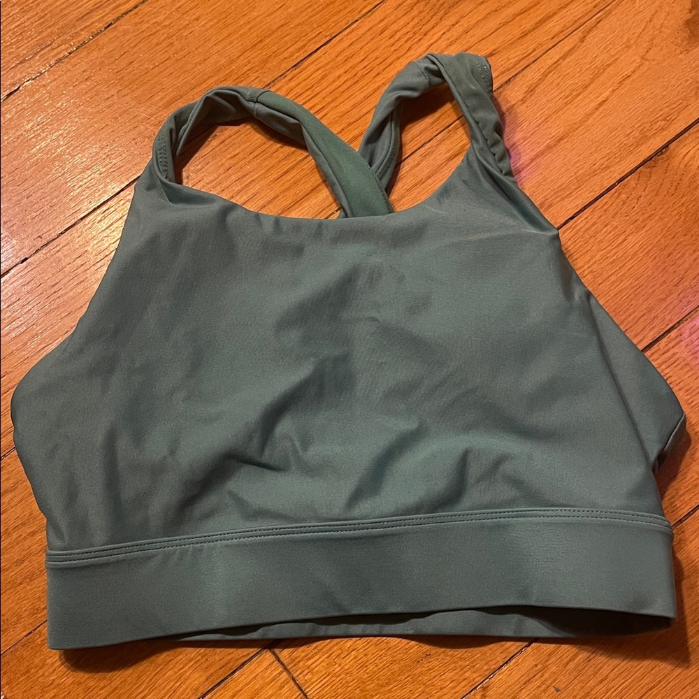 Fabletics Forest Green Sports Bra